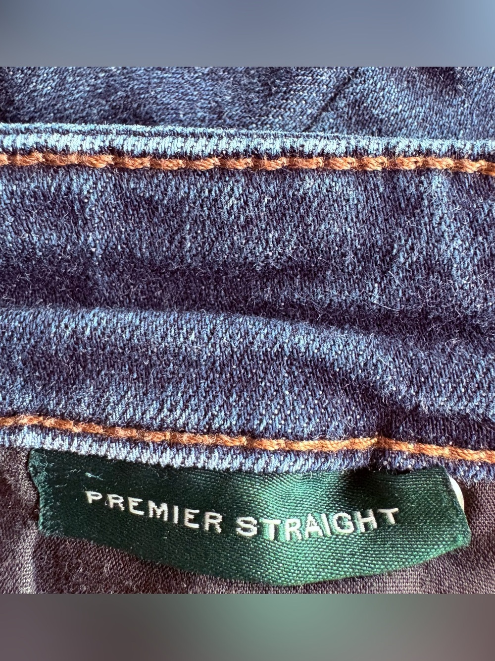Lauren Ralph Lauren dark wash straight leg denim jeans size 8 - Picture 5 of 8